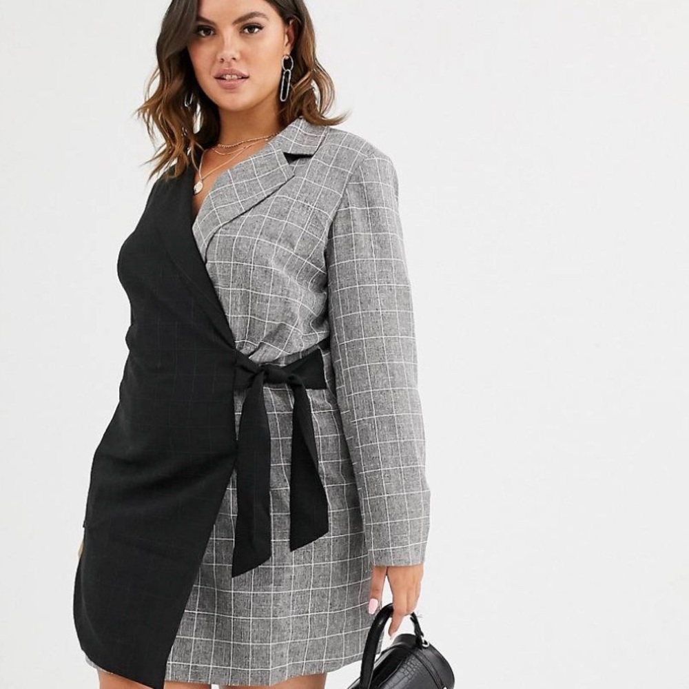 ASOS curve blazer dress